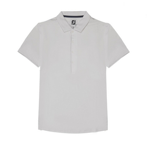 FootJoy Woman's Essential Short Sleeve Shirt - White